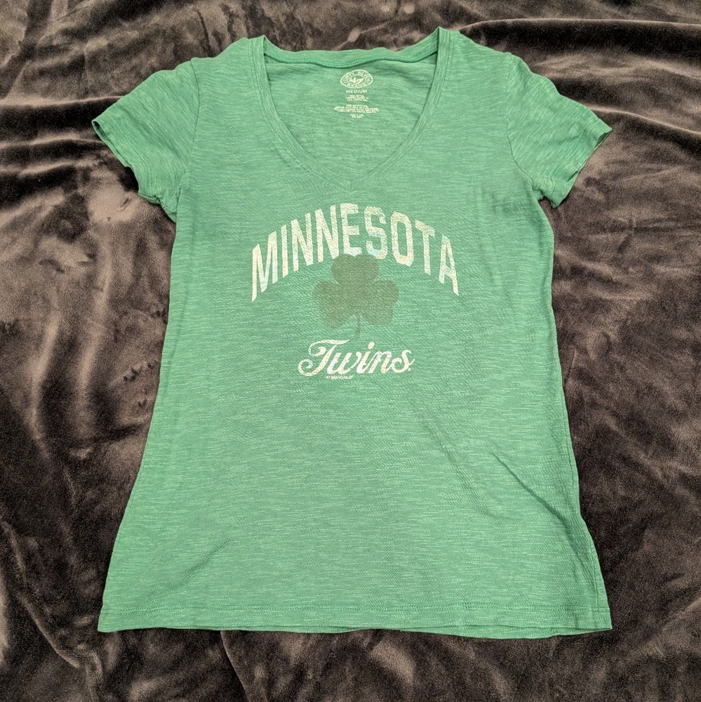 47 Brand Green Minnesota Twins Women's Tee